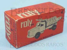 Brinquedos Antigos - Roly Toys - Roly Toys Caixa Réplica Caminhão Scania Vabis Basculante Ano 1965


