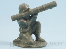 Brinquedos Antigos - Balila - Soldado ajoelhado com Bazuca 6,00 cm de altura Década de 1960