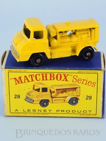 Brinquedos Antigos - Matchbox - Thames Compressor Truck black plastic Regular Wheels