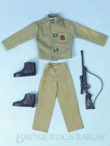 Brinquedos Antigos - Estrela - Uniforme completo Combate com 4 Itens Edição 1978