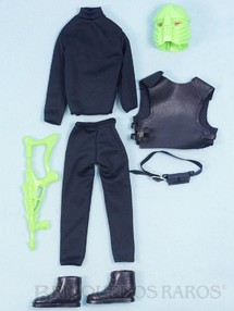 Brinquedos Antigos - Estrela - Uniforme completo e acessórios Torak Inimigo Série Força de Ataque com 7 itens Edição 2000
