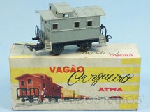 Brinquedos Antigos - Atma - Mirim - Vagão Breque de dois eixos Corrente Alternada Atma Mirim Década de 1950 
