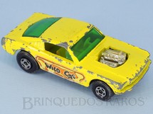 Brinquedos Antigos - Matchbox - Inbrima - Ford Mustang Wildcat Dragster laranja Superfast Brazilian Matchbox Inbrima