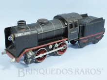 Brinquedo antigo Marklin Locomotiva a Vapor rodagem B Ferrovia Alemã número R12880 alimentação 20 Volts com Transformador ano 1931 até 1942 Comprimento 27,00 cm