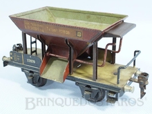 Brinquedo antigo Marklin Vagão Transporte de cascalho Ano 1933 a 1942 Número 1767 Operacional Comprimento 18,00 cm