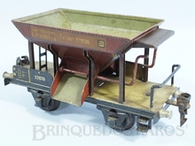 Brinquedo antigo Marklin Vagão Transporte de cascalho Ano 1933 a 1942 Número 1767 Operacional Comprimento 18,00 cm