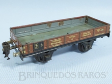 Brinquedo antigo Marklin Vagão Gôndola Ano 1933 a 1954 Número 1772/0 Comprimento 18,00 cm