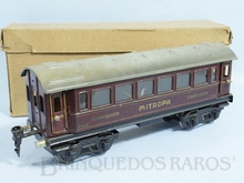 Brinquedo antigo Marklin Carro de Passageiros Mitropa Dormitório número 17530 Ano 1934 até 1954 Comprimento 25,00 cm