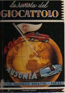 Brinquedos antigos -  - Capa da Revista del Giocattolo, publicação especialisada em brinquedos editada em 30 de outubro de 1947 na Italia