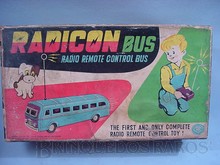 Brinquedos antigos -  - Caixa do Onibus Radicon Primeiro brinquedo de controle remoto do mundo Fabricado pela Modern Toys Japão na década de 1970