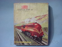 Brinquedos antigos -  - Caixa do Conjunto de Trem à Corda fabricado pela Metoy Inglaterra na Década de 1930