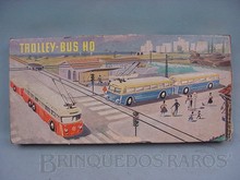 Brinquedos antigos -  - Caixa do Conjunto Trolley Bus fabricado pela Eheim Alemanha Década de 1960