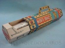 Brinquedos antigos -  - Caixa do Conjunto de Montar Monte Bras fabricado pela Estrela Brasil no final da Década de 1960 Destaque para o inédito desenho hexagonal