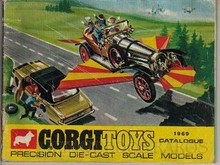 Brinquedos antigos -  - Catálogo 1969 da Fábrica Corgi Toys