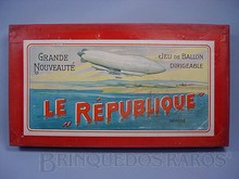 Brinquedos antigos -  - Rótulo da Caixa do Jogo de Roleta Le République fabricado pela Bing na Alemanha na década de 1910 