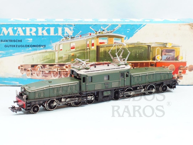 Brinquedo antigo Marklin Locomotiva Elétrica Biarticulada Classe Ce6/8 Rodagem (1`C) (C1`) Krokodil Crocodilo Ferrovia Suíça Número 3015 Classificação Koll