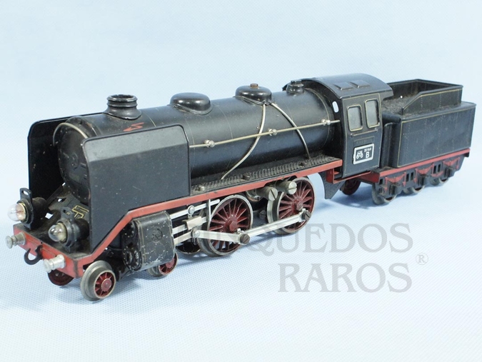 Brinquedo antigo Marklin Locomotiva a Vapor rodagem 2