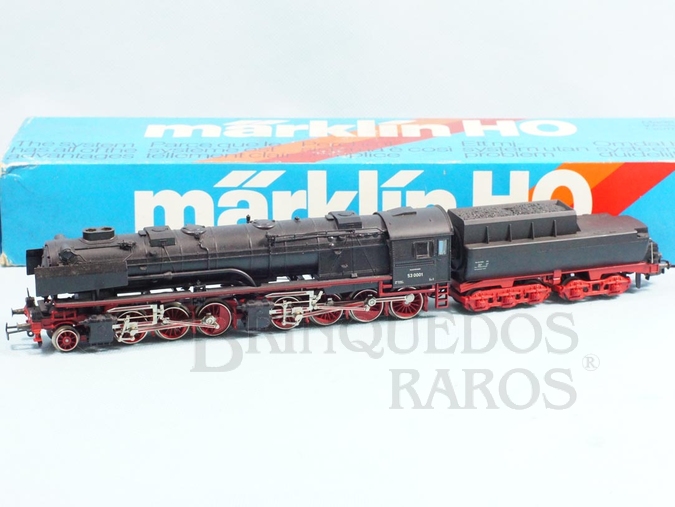 Brinquedo antigo Marklin Locomotiva a Vapor Classe Mallet BR 53 Rodagem (1