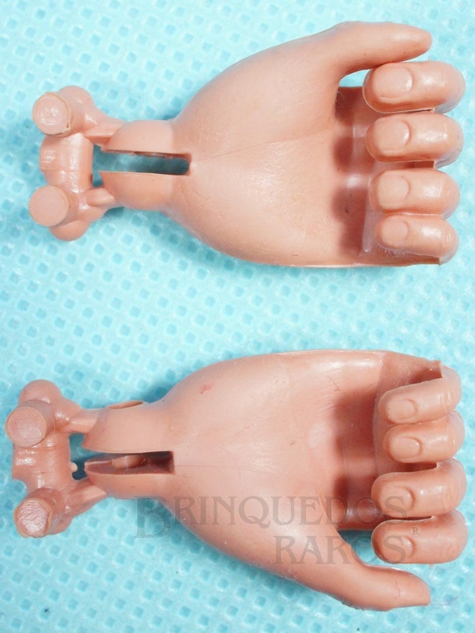 Brinquedo antigo Par de Mãos direita e esquerda