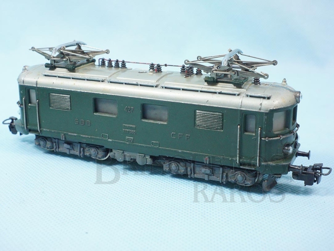 Brinquedo antigo Marklin Locomotiva Elétrica Classe Re4/4 Rodagem Bo