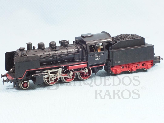 Brinquedo antigo Marklin Locomotiva a Vapor Classe BR 24 Rodagem 1`C Ferrovia Alemã Número FM800 Classificação Koll