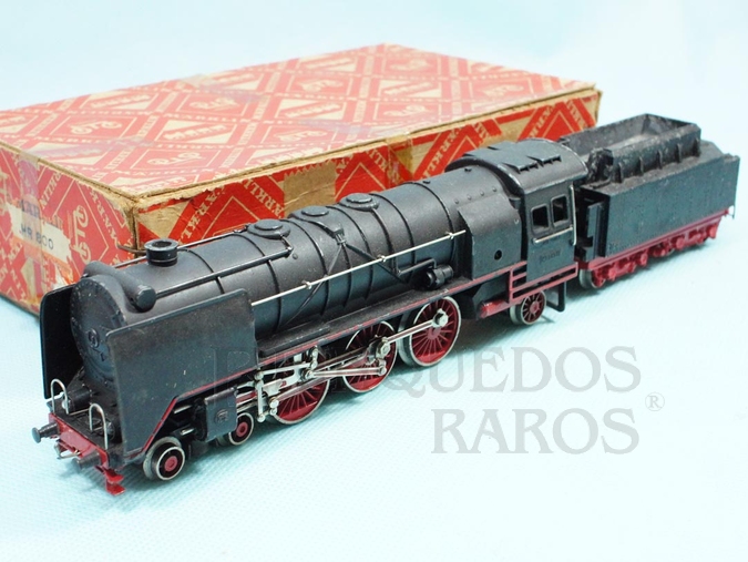 Brinquedo antigo Marklin Locomotiva a Vapor Classe BR 01 Rodagem 2`C1` Ferrovia Alemã Número HR800 Classificação Koll