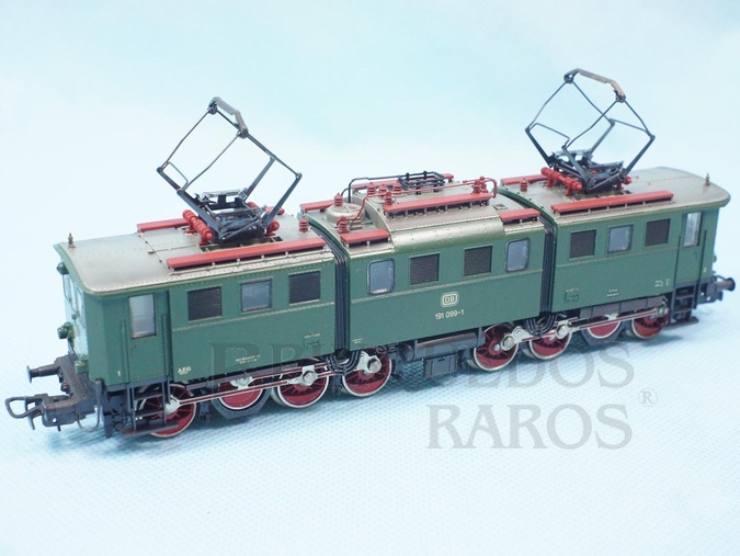 Brinquedo antigo Marklin Locomotiva Elétrica Biarticulada Classe BR 191 Rodagem C