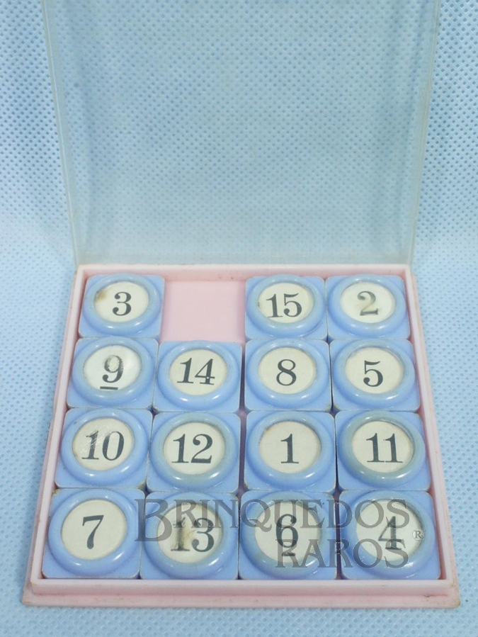 Brinquedo antigo Quebra Cabeça Numérico Década de 1960