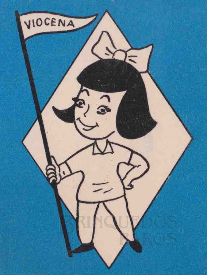 Brinquedo antigo Logotipo Viocena Década de 1970