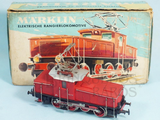 Brinquedo antigo Marklin Locomotiva Elétrica Classe BR E63 Rodagem C Ferrovia Alemã Número 3001 Classificação Koll