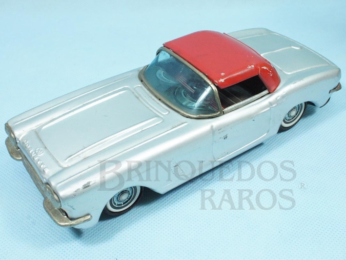 Brinquedo antigo Chevrolet Corvette 1958 com 21,00 cm de comprimento Década de 1960