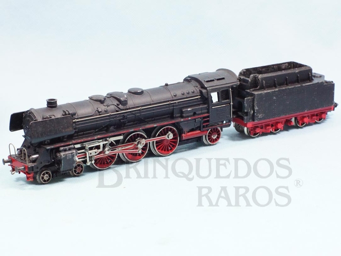 Brinquedo antigo Marklin Locomotiva a Vapor Classe BR 01 Rodagem 2`C1` Ferrovia Alemã Número F800 Classificação Koll