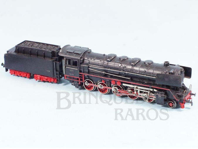 Brinquedo antigo Marklin Locomotiva a Vapor Classe BR 44 Rodagem 1`E Ferrovia Alemã Número 3027 Classificação Koll