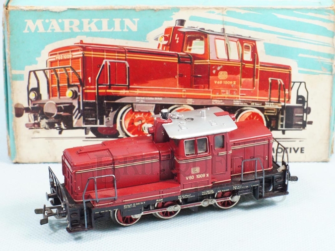 Brinquedo antigo Marklin Locomotiva Diesel Hidráulica Classe BR V60 Rodagem C Ferrovia Alemã Número 3065 Classificação Koll