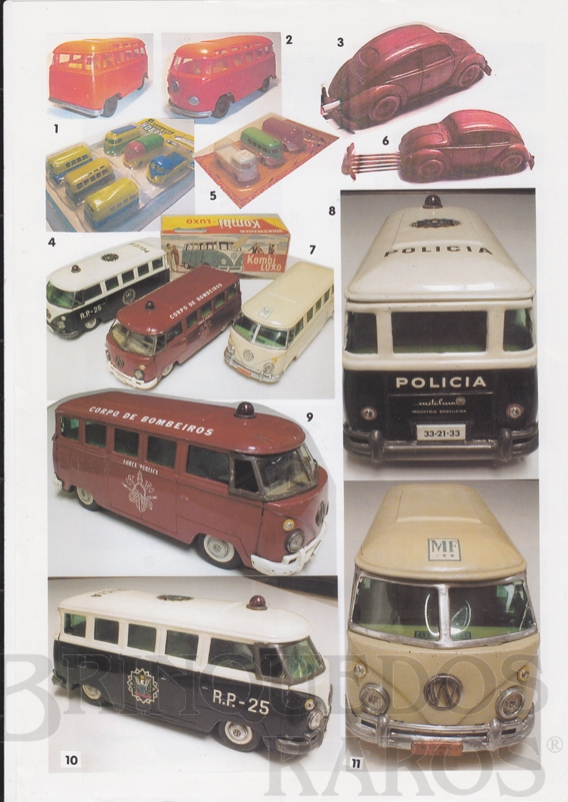 Brinquedo antigo Reportagem-Entrevista na revista Escocesa Volkswagem Model Club Magazine edição de Fevereiro de 2004 escrita por Bob LaPorte apresentando ao mundo as Miniaturas de Volkswagem Kombi fabricadas pela Metalma. 