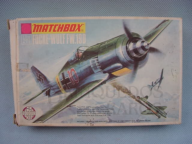 Brinquedo antigo Avião Focke Wulf FW 190 Década de 1970