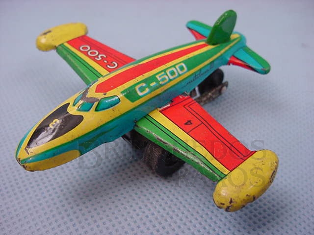 Brinquedo antigo Avião a jato com 8,00 cm de comprimento Década de 1970