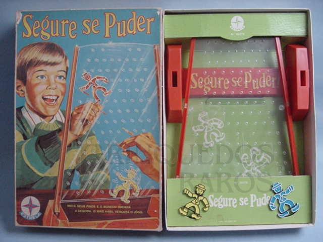 Brinquedo antigo Segure se Puder Datado 1972