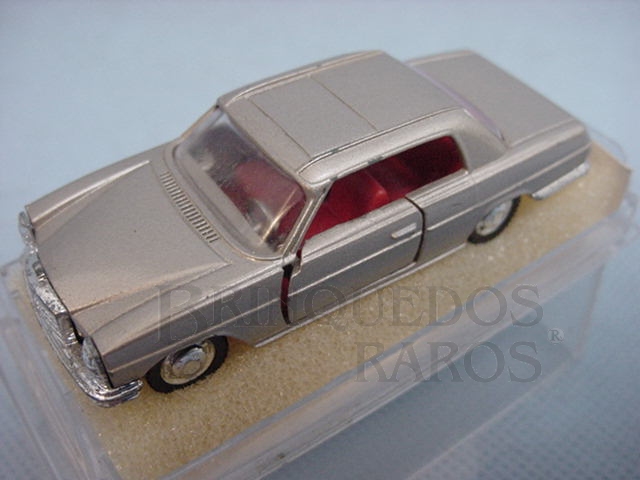 Brinquedo antigo Mercedes Benz 250 CE prateada Brasilianische Schuco Rei