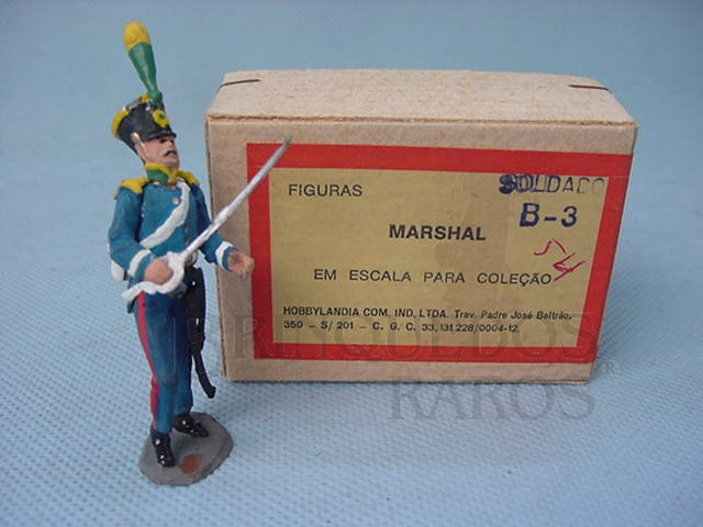 Brinquedo antigo Soldado do Primeiro Regimento de Cavalaria de 1822