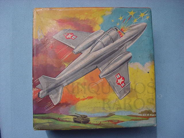 Brinquedo antigo Caixa do Avião a Jato fabricado pela Estrela Brasil no final da década de 1960