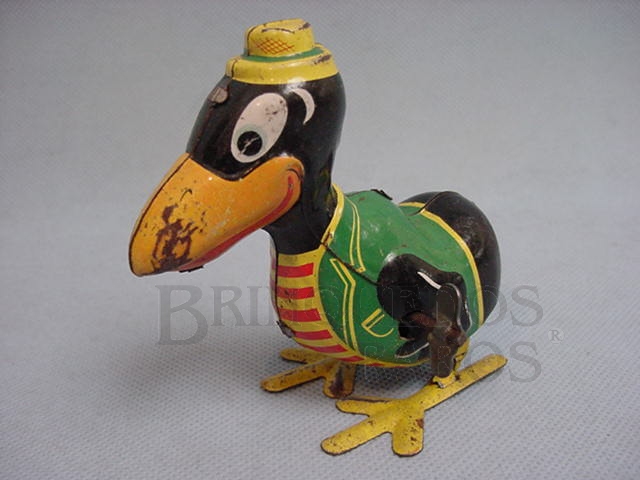 Brinquedo antigo Corvo com 12,00 cm de altura Década de 1950