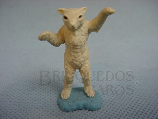 Brinquedo antigo Urso Polar de pé Década de 1970
