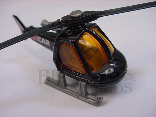 Brinquedo antigo Helicóptero Helicopter Air Car preto Superfast