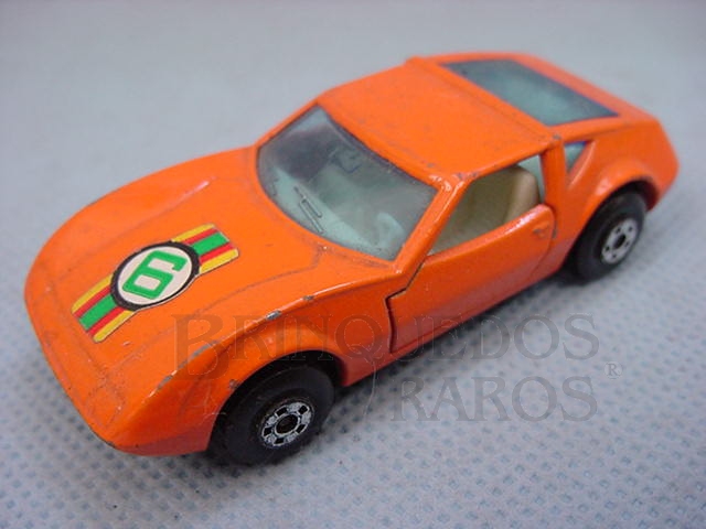 Brinquedo antigo Monteverdi Hai Superfast laranja 6 label