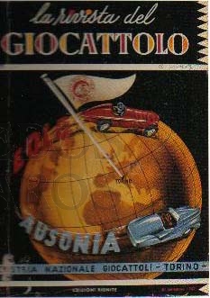 Brinquedo antigo Capa da Revista del Giocattolo, publicação especialisada em brinquedos editada em 30 de outubro de 1947 na Italia