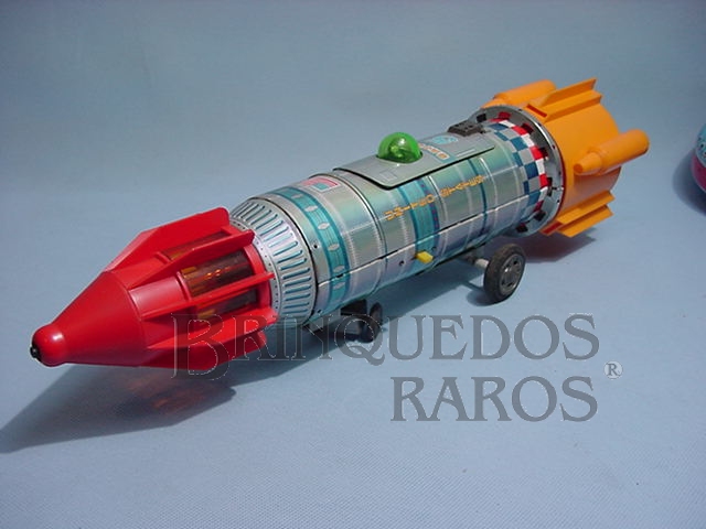 Brinquedo antigo Foguete Saturn 5 com 40,00 cm de comprimento Década de 1970