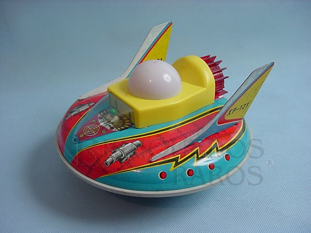 Brinquedo antigo Nave espacial Auto Lunar com 18,00 cm de diâmetro Década de 1970