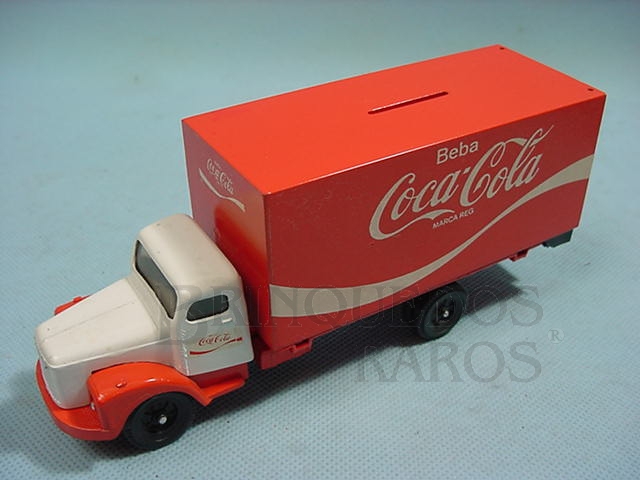 Brinquedo antigo Scania Vabis L111 Furgão Coca Cola
