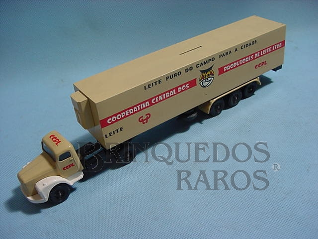 Brinquedo antigo Conj. Cavalo Mecanico Scania Vabis L111 com carreta  CCPL